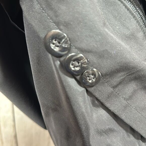 Vintage L.L. Bean Womens Black Utility Field Jacket Size L Outdoor Quiet Luxury - Picture 11 of 16